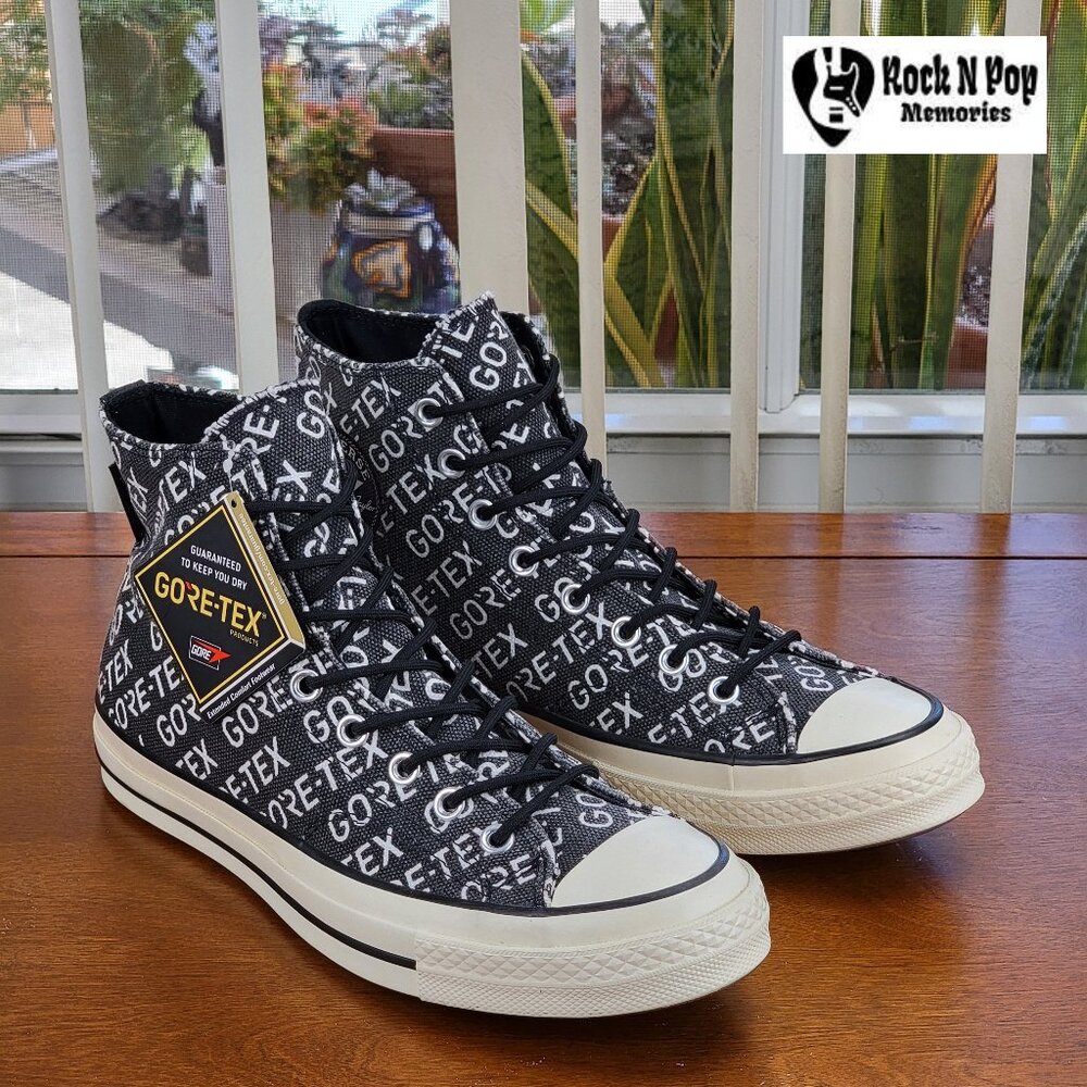 Converse Men's Gore-Tex Print Chuck 70 Hi 162347C  Black/White/Brown Multi Sizes